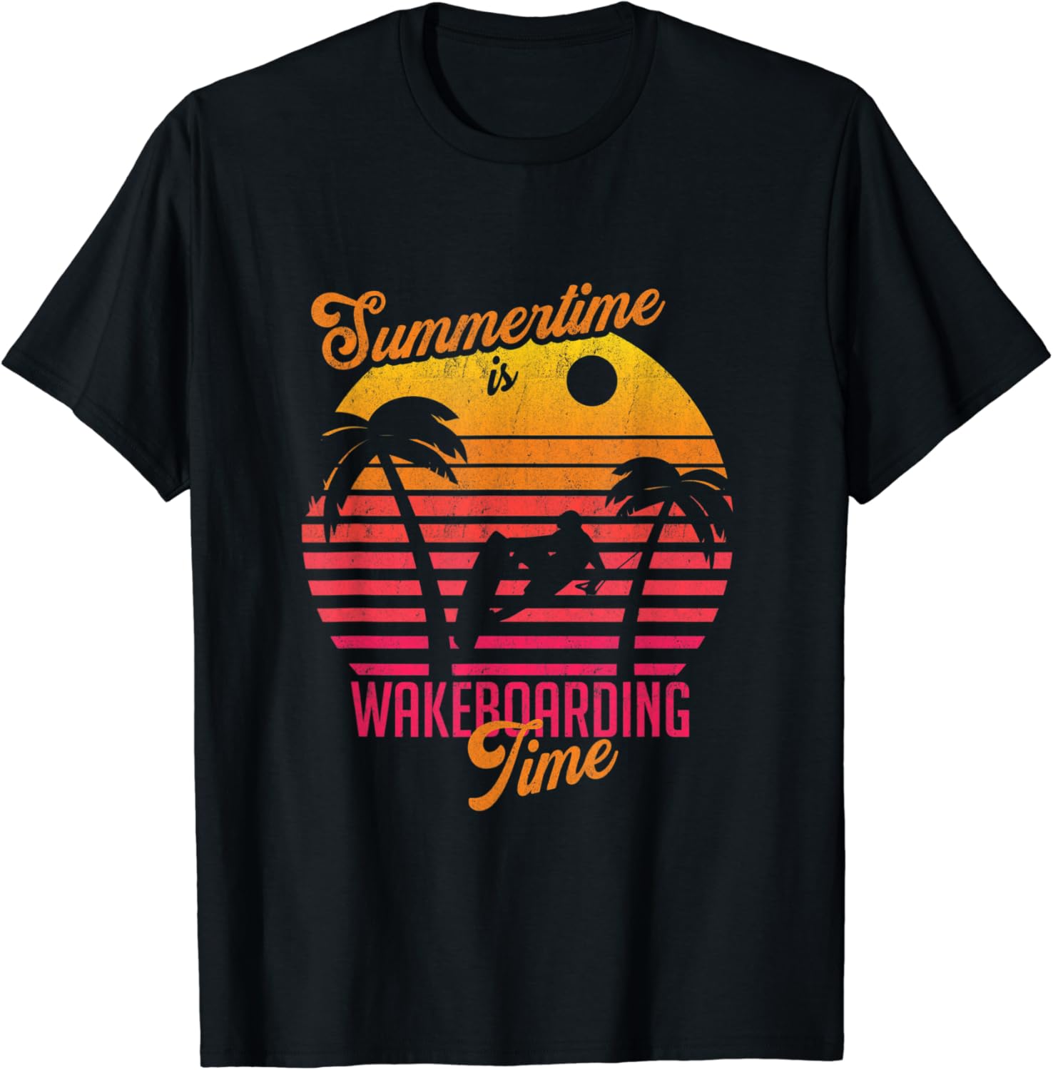 Summertime Is Wakeboarding Time Wakeboard Wakeboarding TShirt Amazon